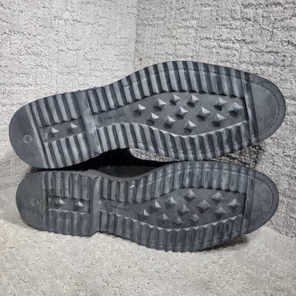 Giovanni Conti Men's Size EU 45 Black Suede Sherpa Lined Winter Ankle Boots - Picture 9 of 12